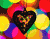 Colored Balls And Heart
