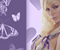 Paris Hilton In Purple With Butterfly